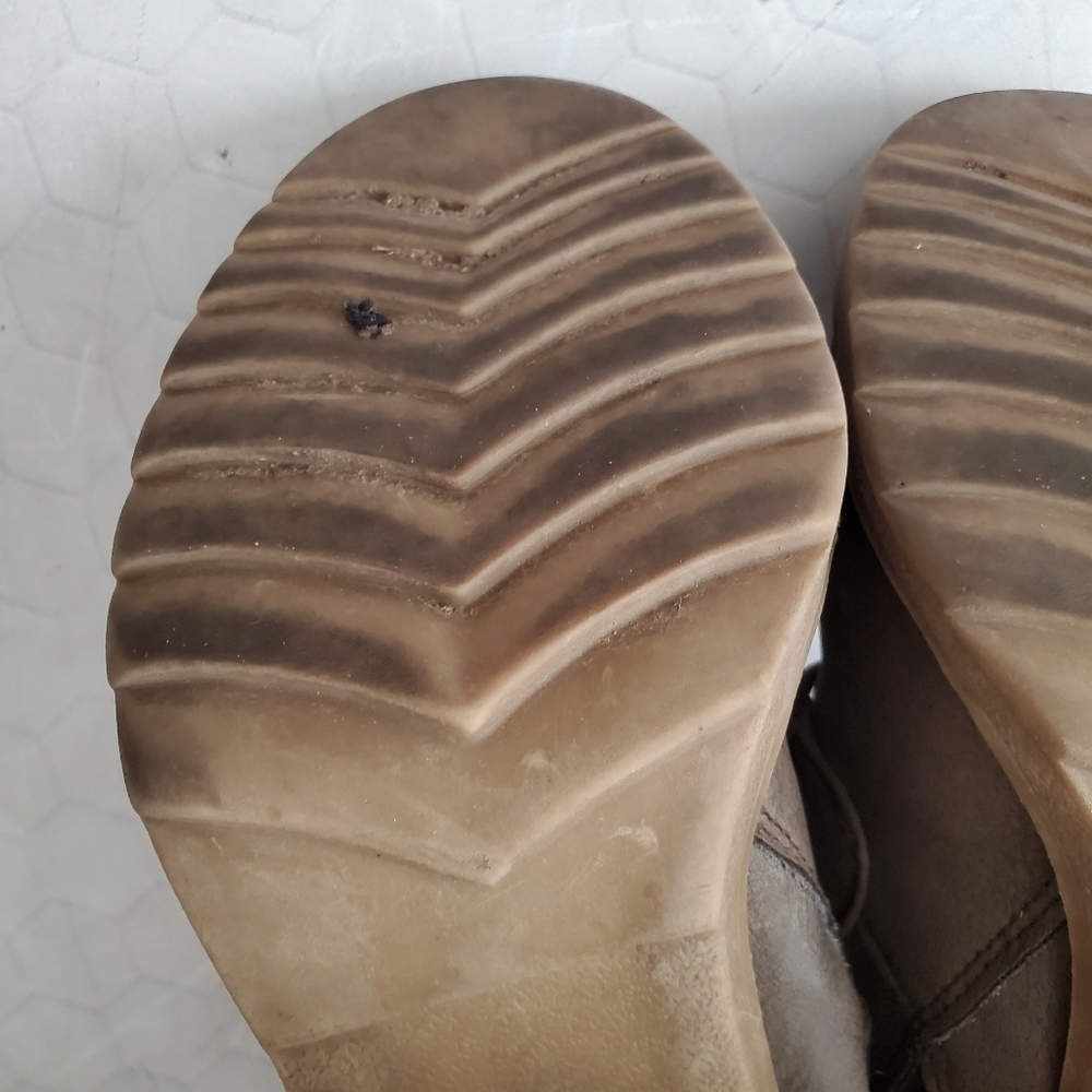 Mudd Gresham Brownish Gray Chunky Ankle Booties B… - image 7